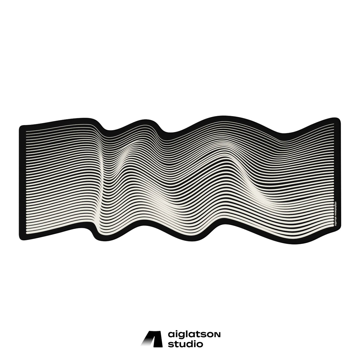[In-stock] Black Snail Deskmat