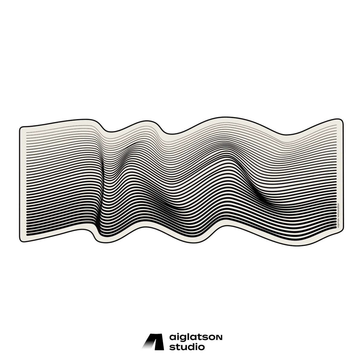 [In-stock] Black Snail Deskmat